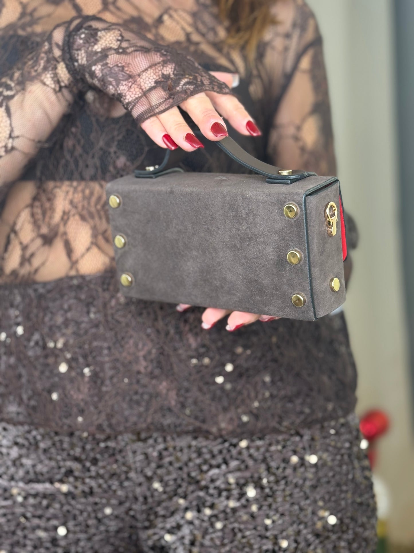 Borsa mini scamosciata VIOLANTE