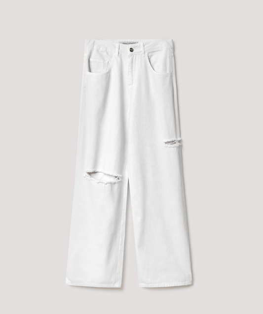 Hinnominate pantalone denim bianco