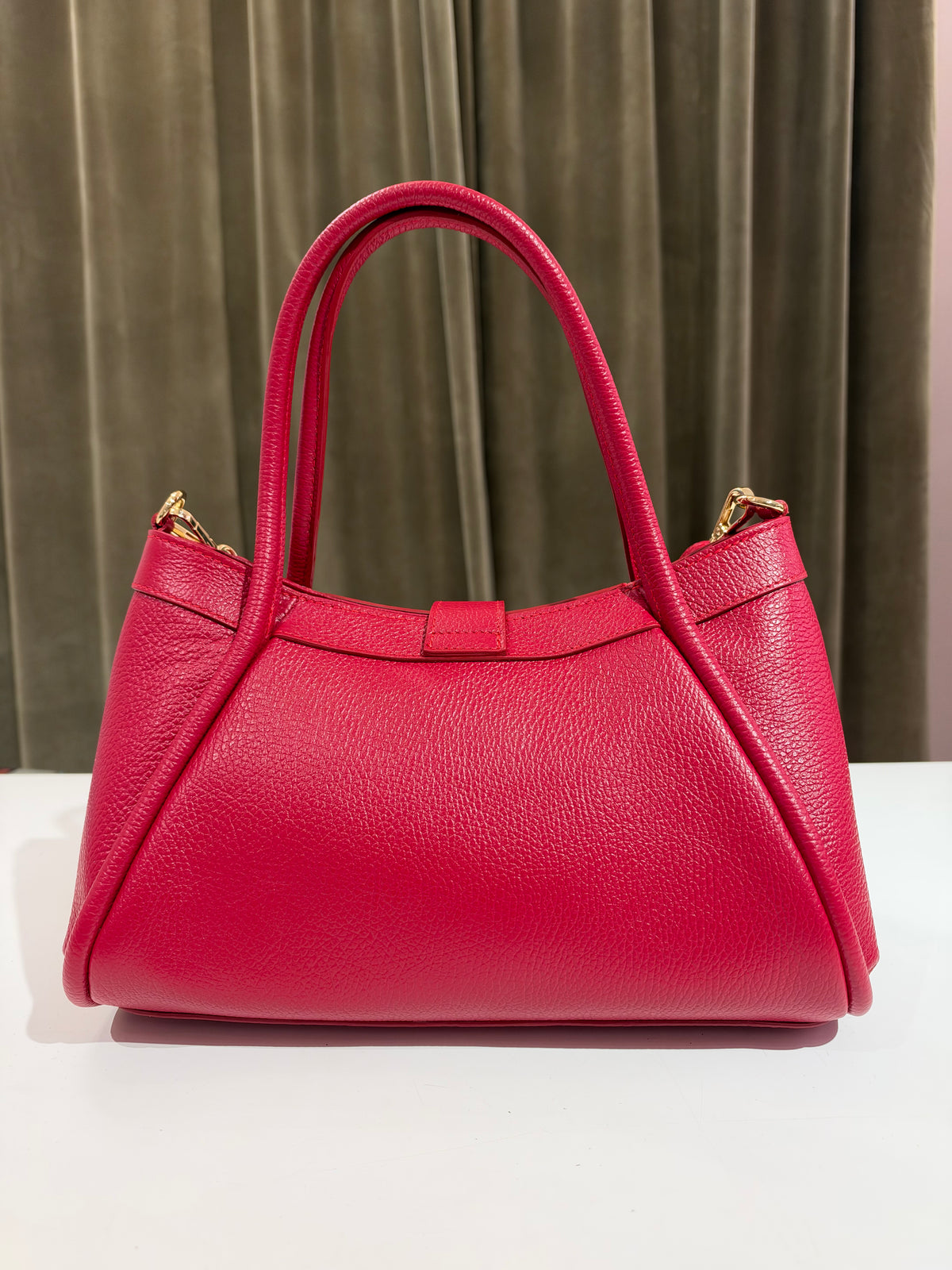 Bauletto Vicky in vera pelle (disponibile in più varianti colore)