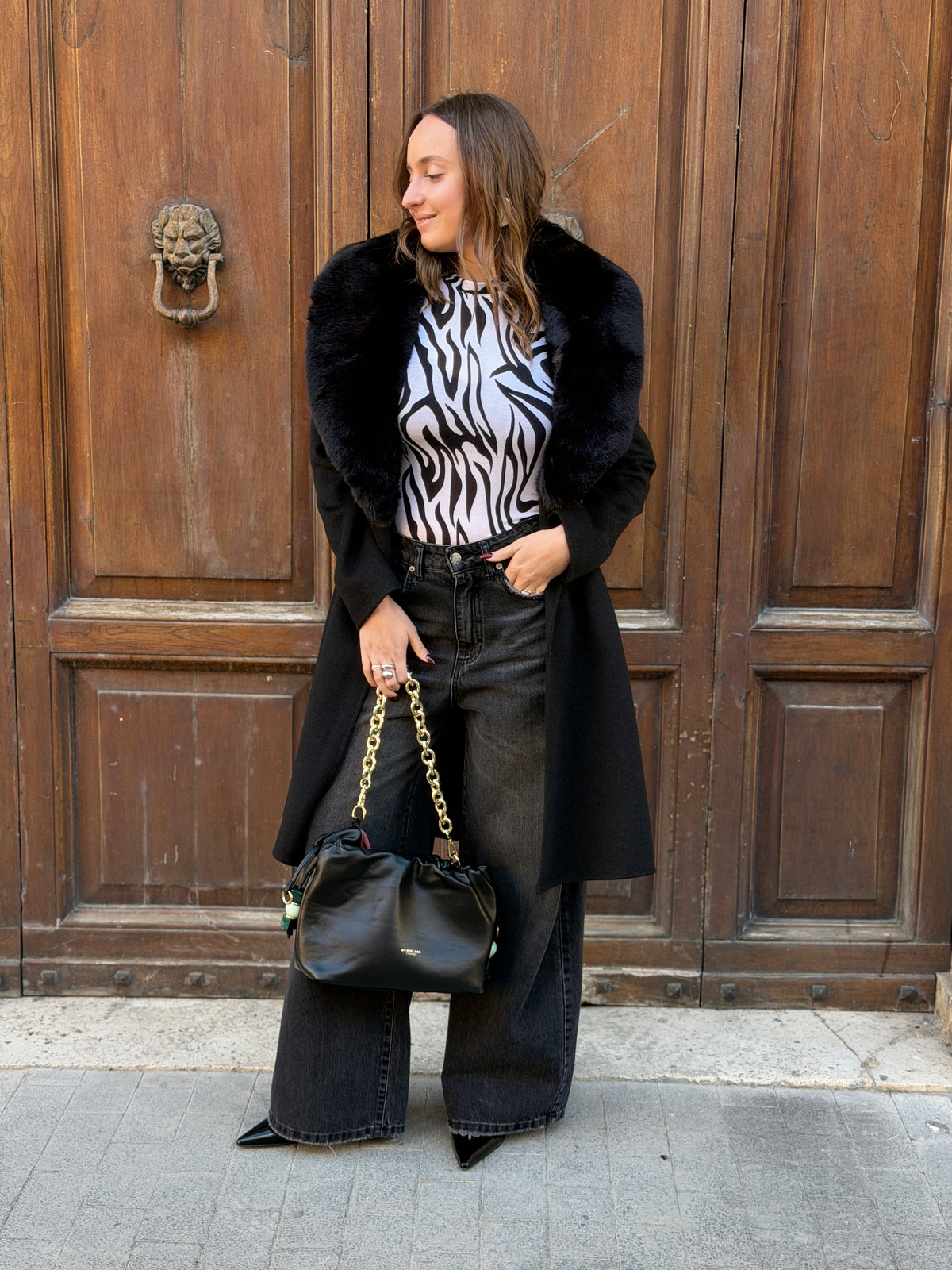 Silence Limited Saint Moritz Coat BLACK