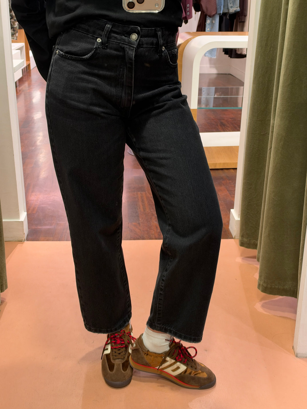 Tensione in jeans  regular tom zante lavaggio  BLACK