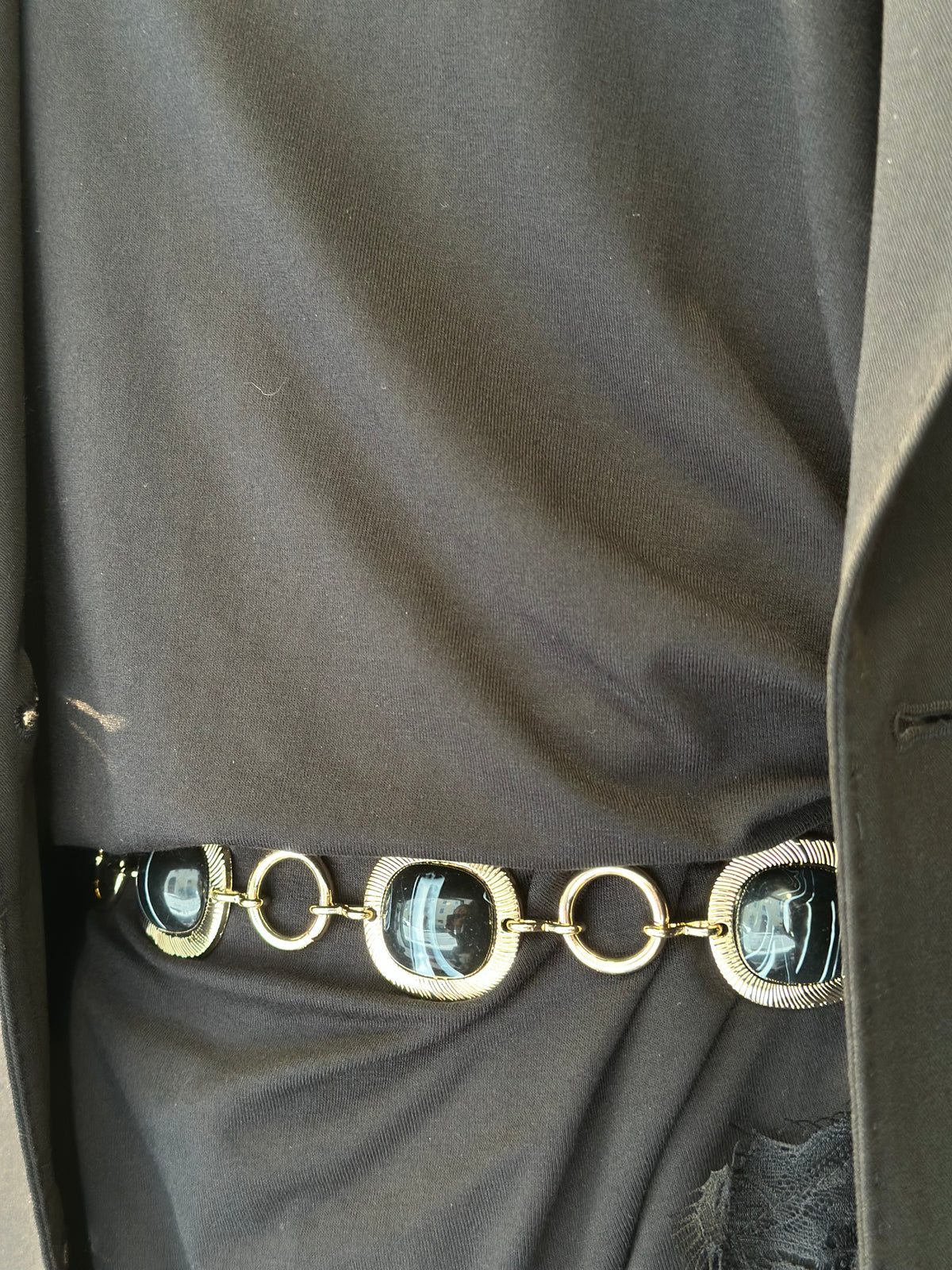 Cintura gioiello NERO/ORO