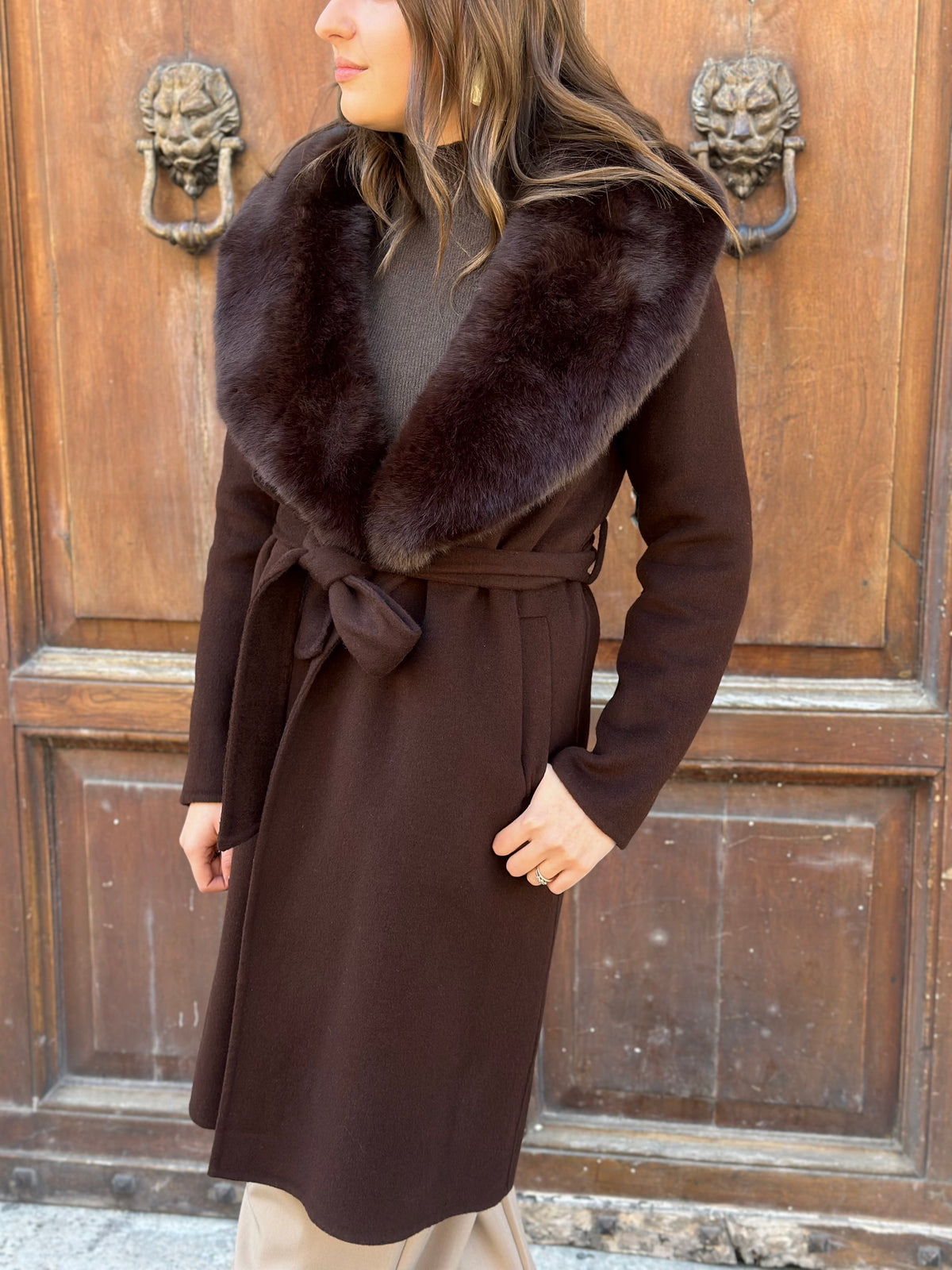 Silence Limited Saint Moritz Coat BROWN