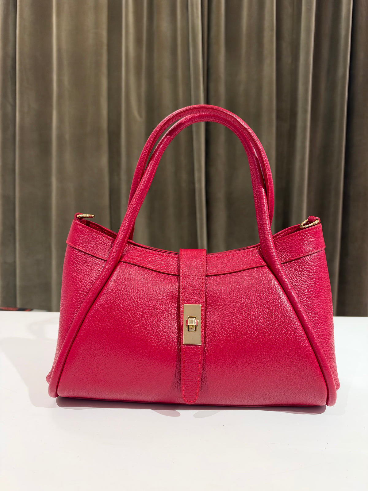 Bauletto Vicky in vera pelle (disponibile in più varianti colore)