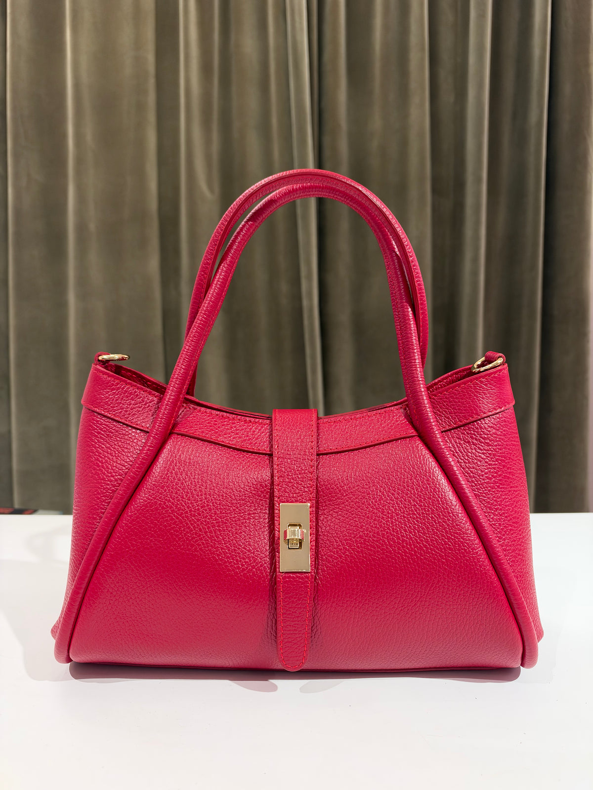 Bauletto Vicky in vera pelle (disponibile in più varianti colore)
