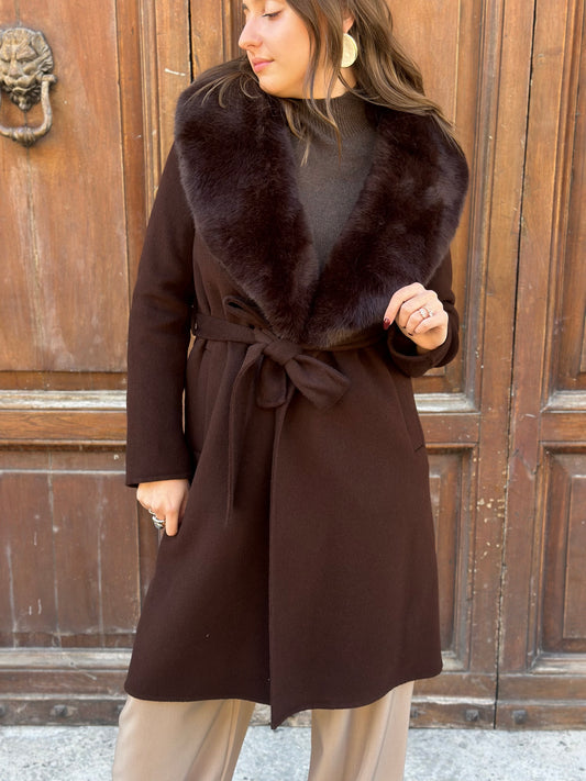 Silence Limited Saint Moritz Coat BROWN