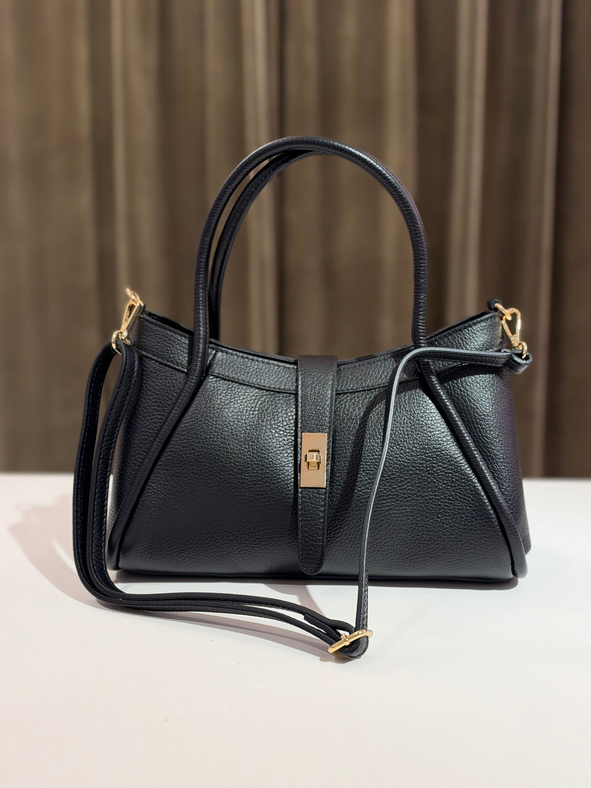 Bauletto Vicky in vera pelle (disponibile in più varianti colore)