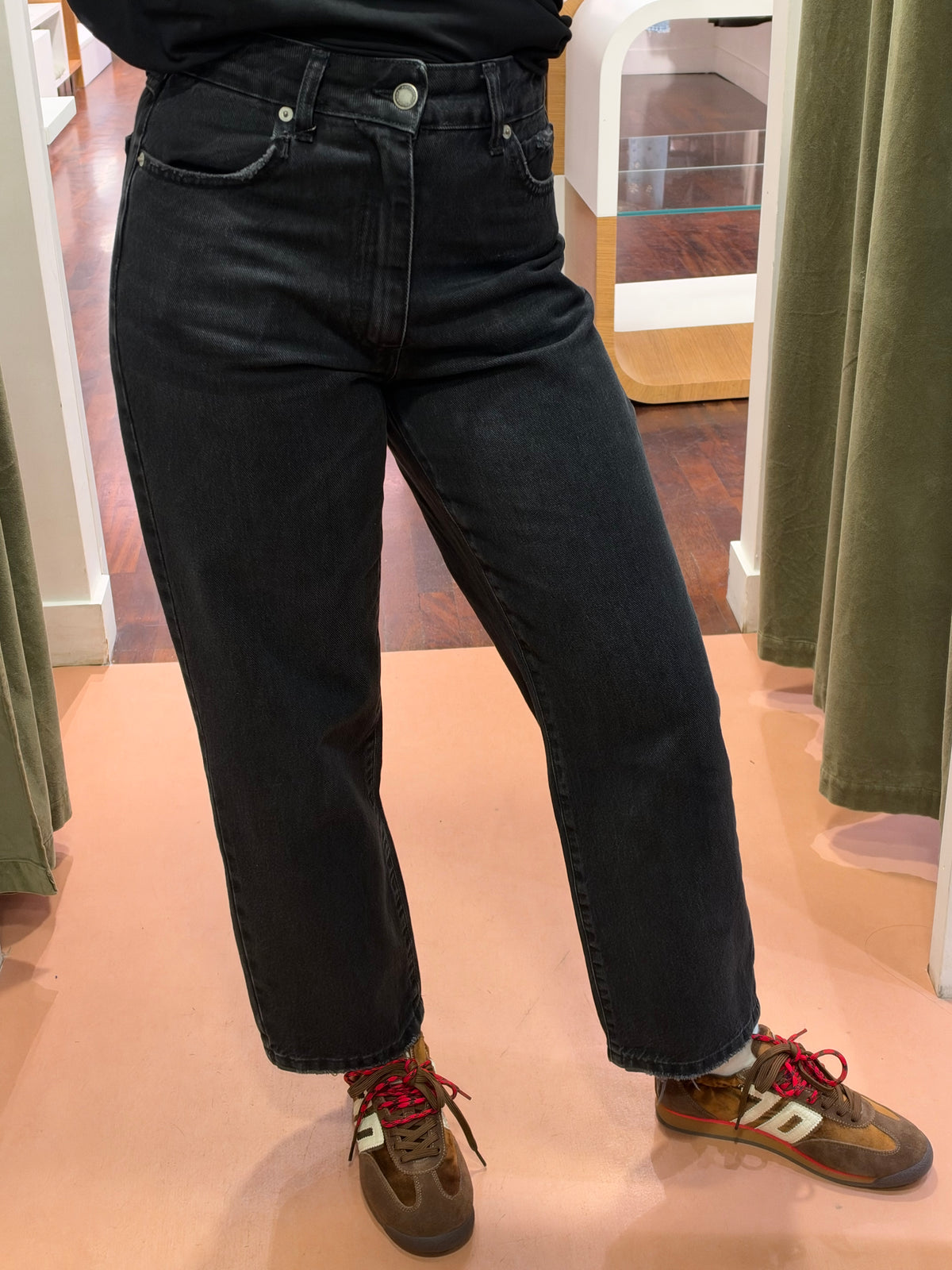 Tensione in jeans  regular tom zante lavaggio  BLACK