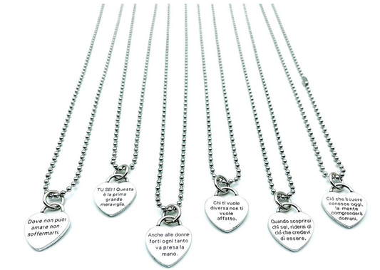 MUPAJI Collana lunga cuore