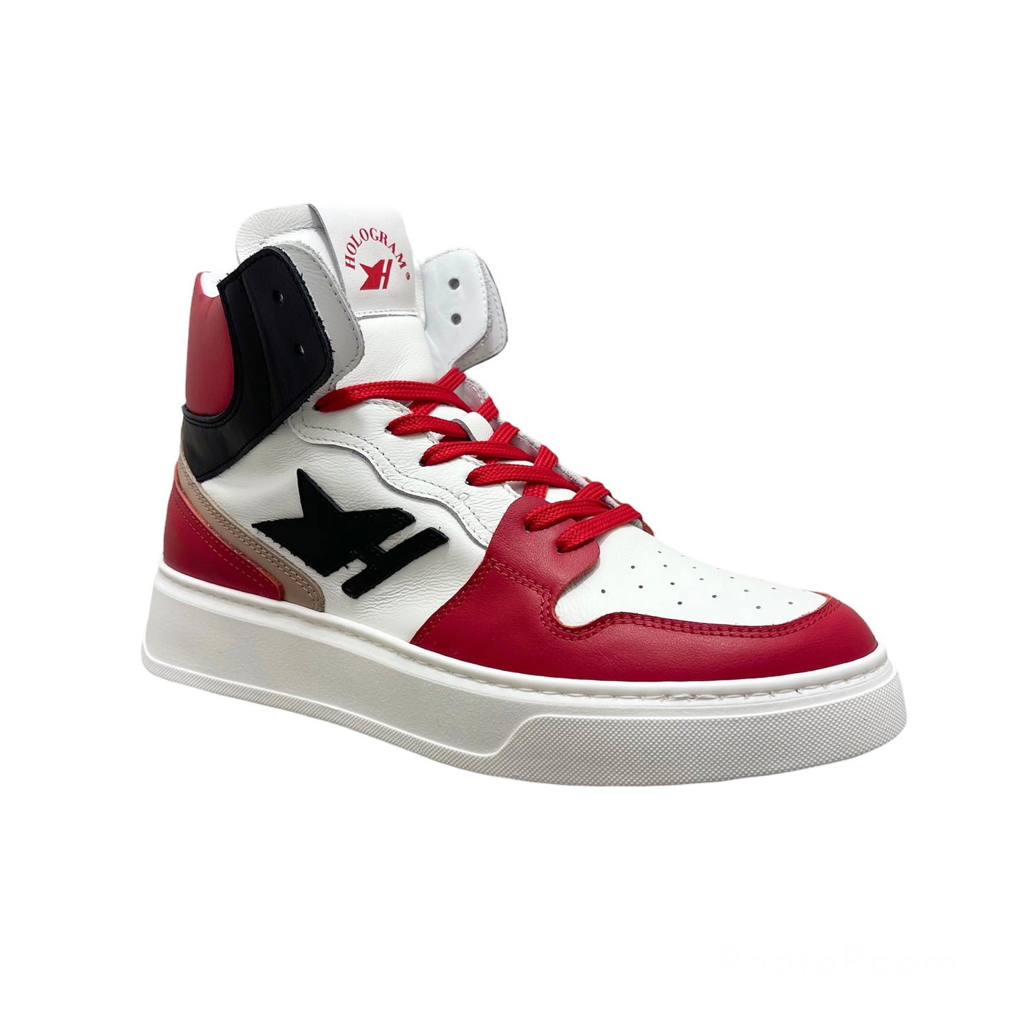 Hologram Basket rossa/cipria