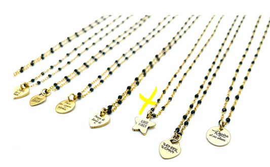 MUPAJI collana boules stella gold